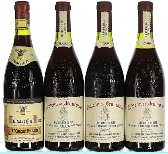 1985/1986 Mixed Lot of Chateauneuf du Pape
