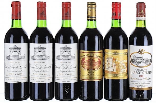1981/1982 A Fine Mixed Lot of Bordeaux