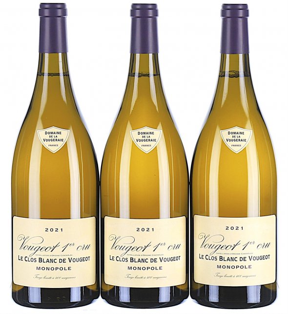Domaine de la Vougeraie, Vougeot Premier Cru, Le Clos Blanc (Magnums) - In Bond