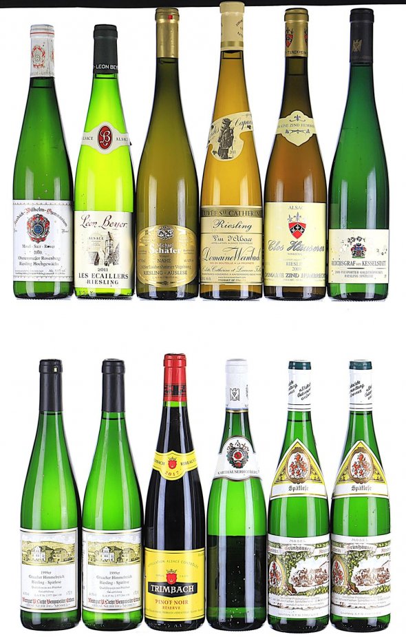 1999/2017 Mixed Lot from the Alsace & Germany