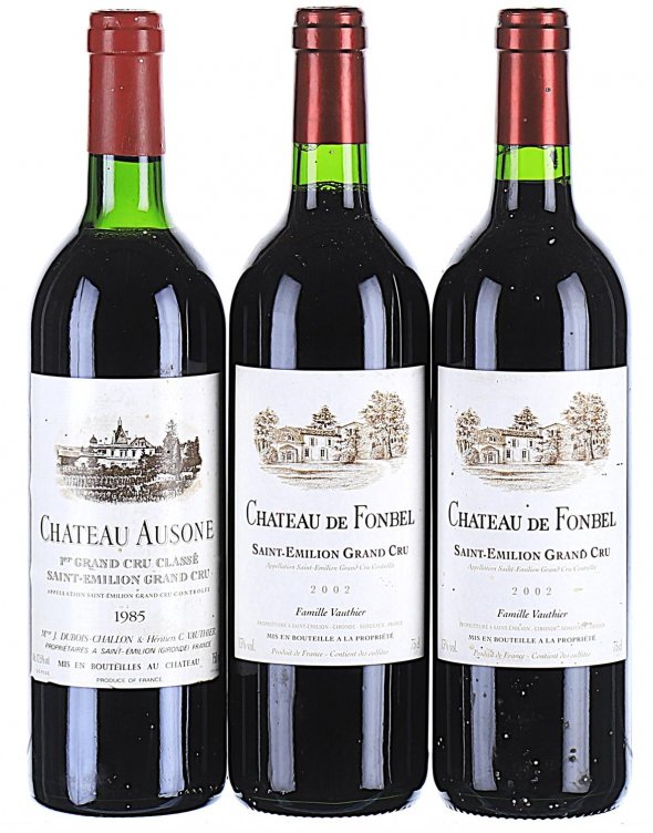 1985/2002 Mixed Lot of Chateau Ausone & Chateau Fonbel