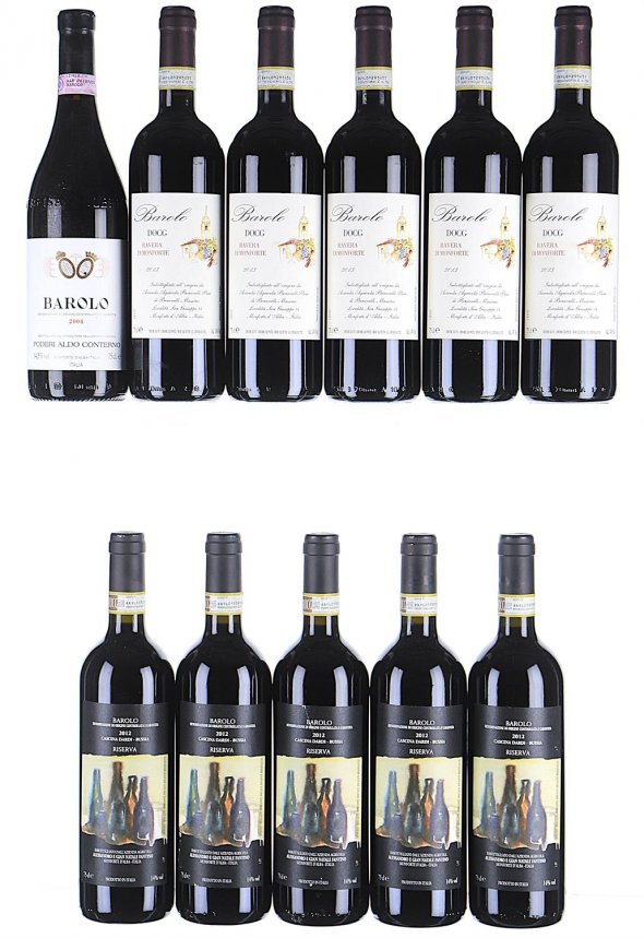 2004/2013 Mixed Lot of Barolo