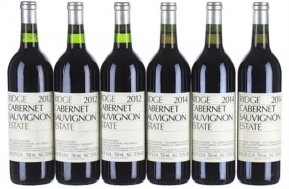 2012/2014 Ridge, Estate Cabernet Sauvignon, Santa Cruz Mountains