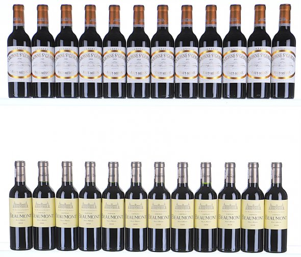 Mixed Lot from the Haut-Medoc (Halves)