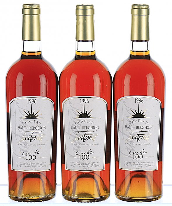 Chateau Haut-Bergeron, Cuvee 100, Sauternes