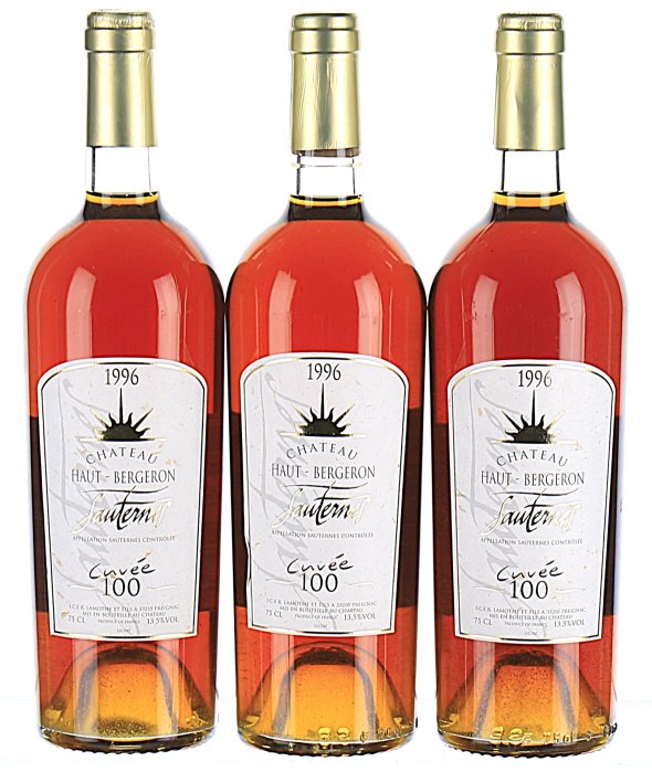 Chateau Haut-Bergeron, Cuvee 100, Sauternes