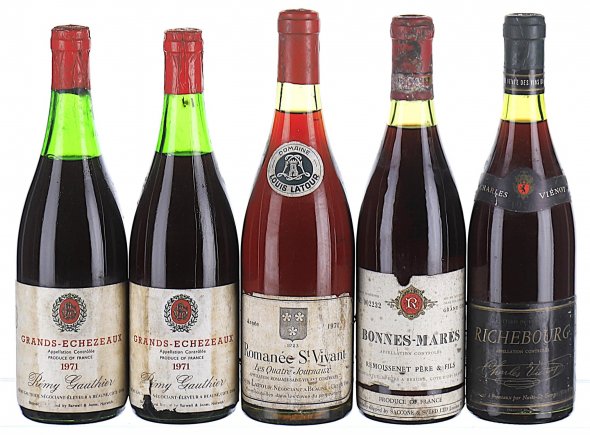 1971/1976 Mixed Lot of Grand Cru Burgundy