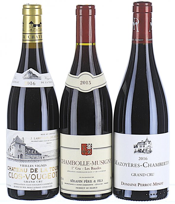 2015/2016 Trio of Red Burgundy