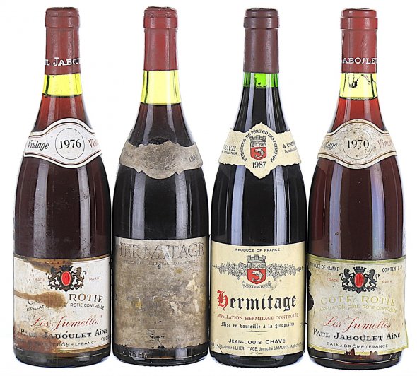 1970/1987 Mixed Lot of Cote Rotie & Hermitage