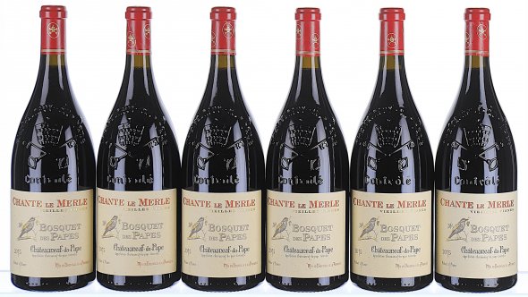Bosquet des Papes, Chateauneuf-du-Pape, Chante le Merle Vieilles Vignes (Magnums) - In Bond