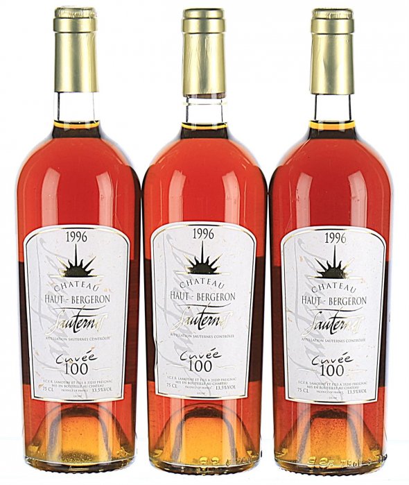 Chateau Haut-Bergeron, Cuvee 100, Sauternes