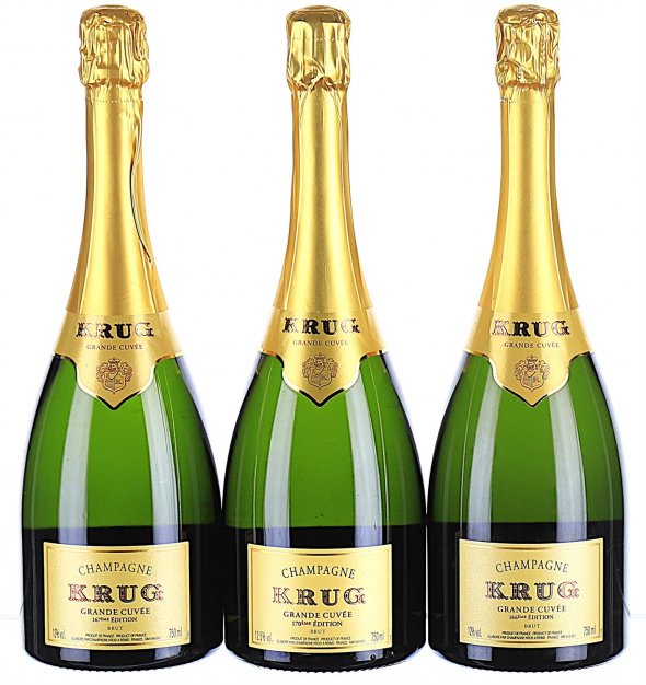 Krug, Grande Cuvee 170eme and 166eme Edition