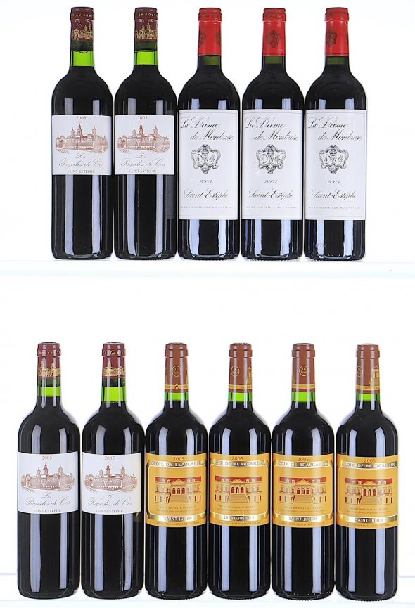 Mixed Lot of 2eme Growths Second Wines