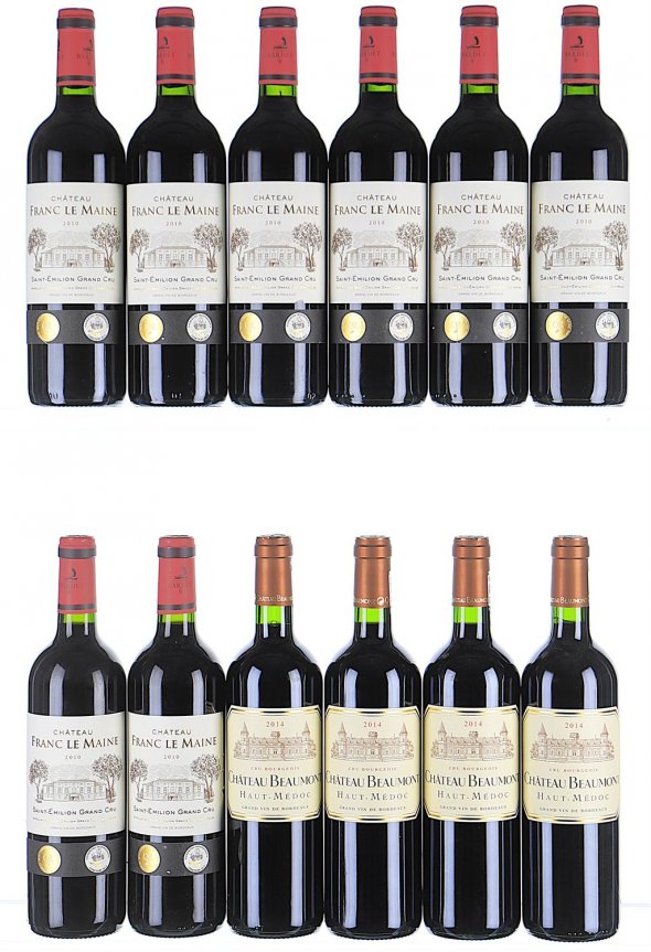 2010/2014 Mixed Lot from Saint Emilion and Haut-Medoc