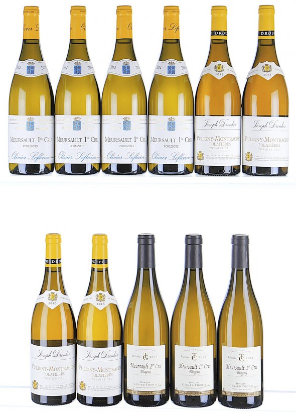 2014/2016 Mixed Lot of Premier Cru White Burgundy