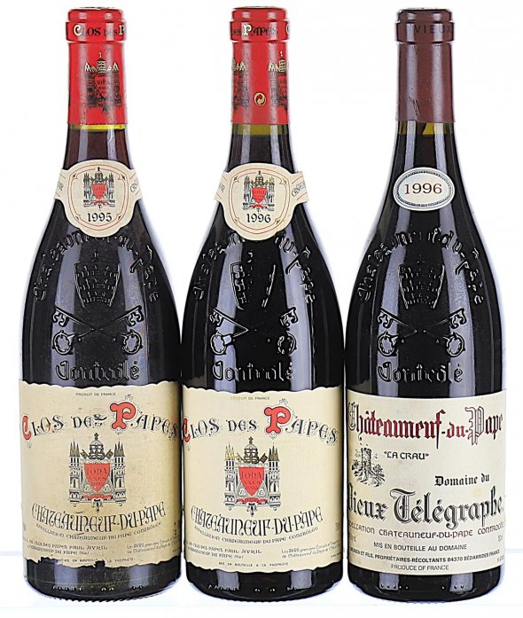 1995/1996 Mixed Lot of Chateauneuf-du-Pape