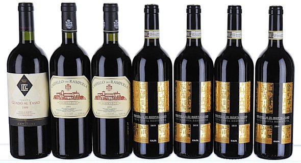 1999/2010 Mixed Lot of Italian Red
