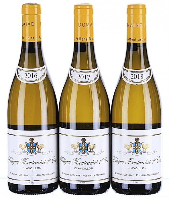 2016/2018 Vertical of Domaine Leflaive, Puligny-Montrachet Premier Cru, Clavoillon