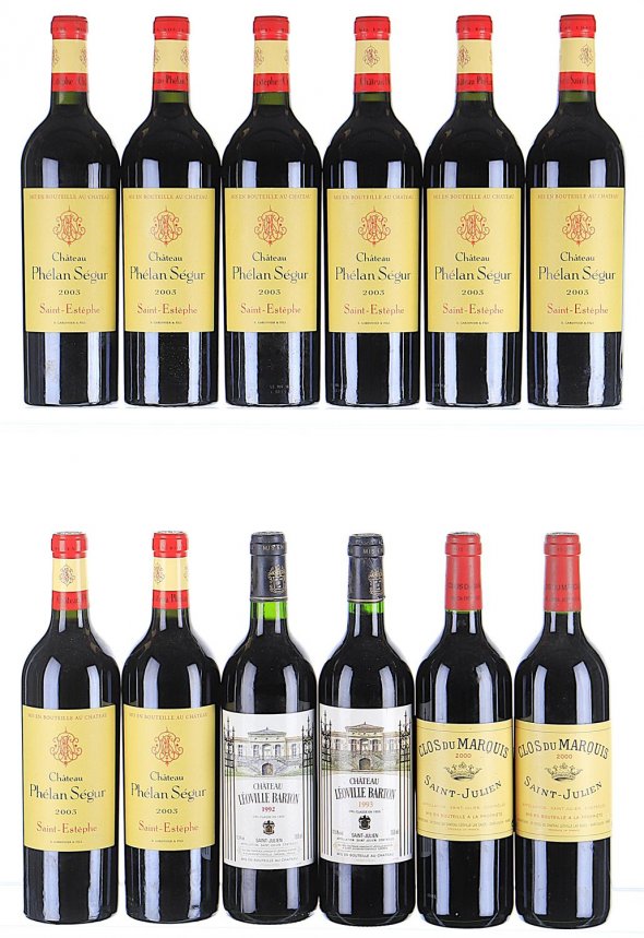 1992/2003 Mixed Lot from Bordeaux Left Bank 