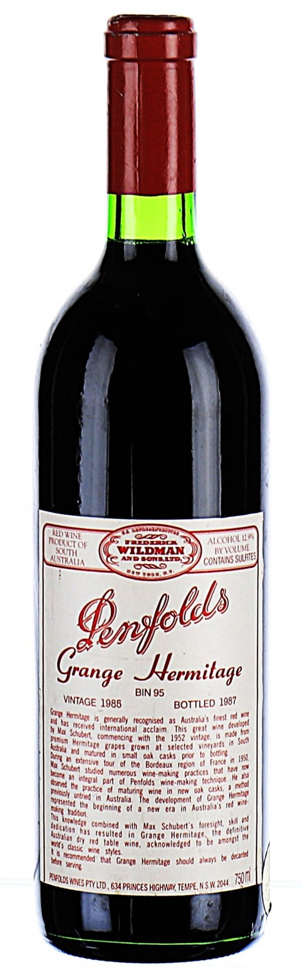 Penfolds, Grange Hermitage Bin 95, South Australia 