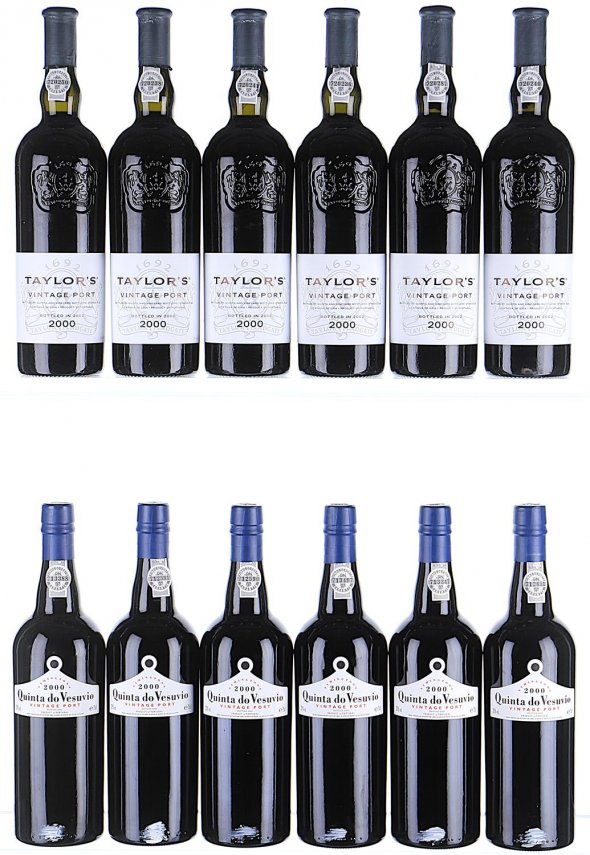 Mixed Lot of Quinta do Vesuvio and Taylor's, Vintage Port
