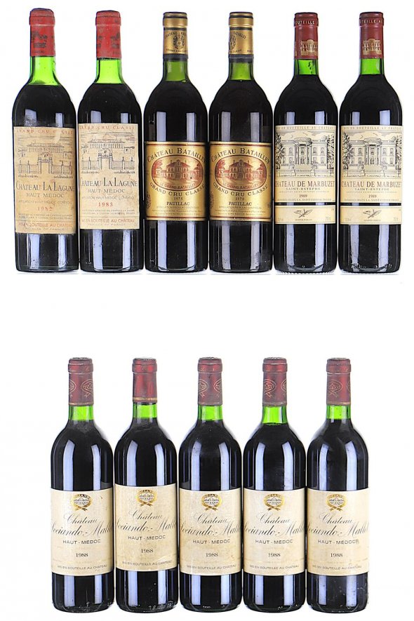 1978/1989 Mixed Lot from Bordeaux