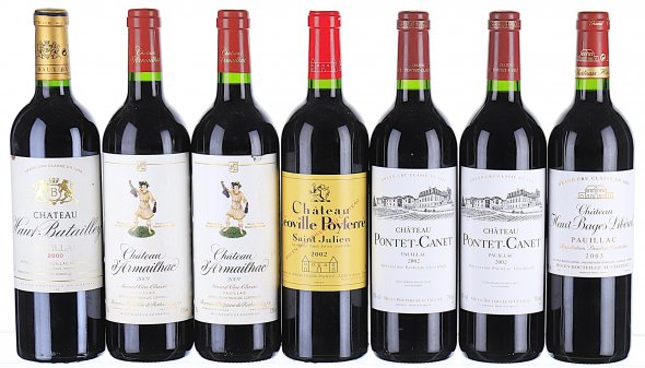 2000/2003 Mixed Lot from Pauillac and Saint-Julien Classed Growths 