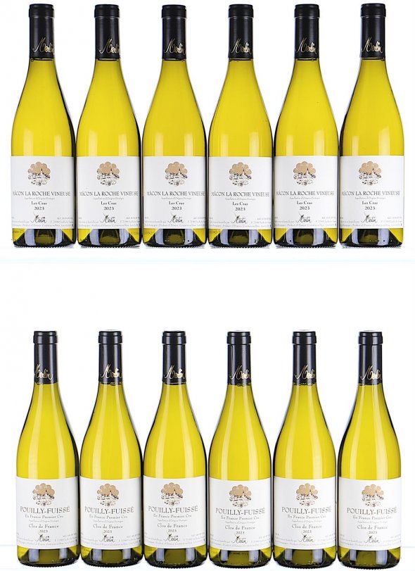 2023 Mixed Lot of Olivier Merlin, Macon and Pouilly-Fuisse