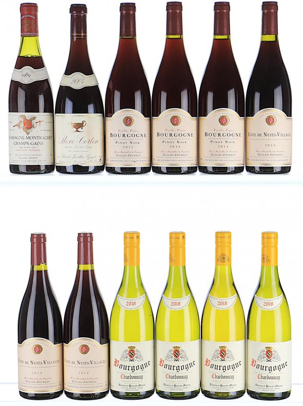 1989/2018 Mixed Lot of Red and White Burgundy