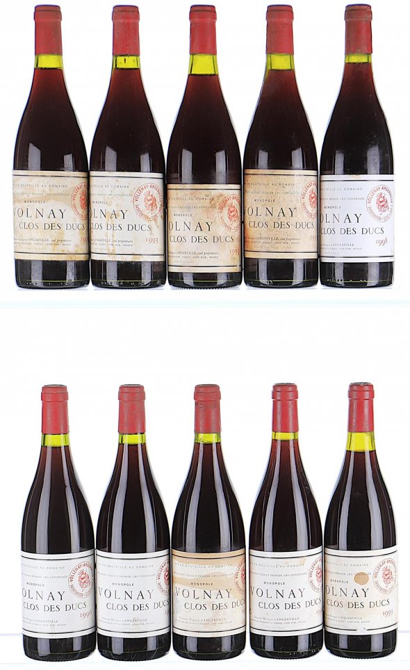 1993/1999 Domaine Marquis d'Angerville, Volnay Premier Cru, Clos des Ducs
