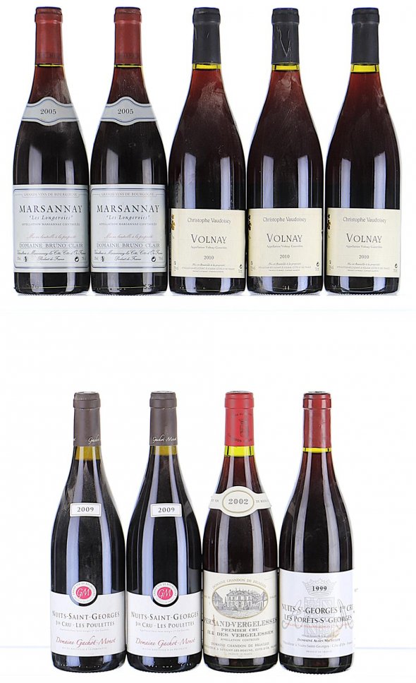 1999/2010 Mixed Lot of Red Burgundy