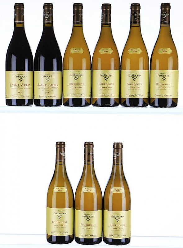2013/2016 Mixed Lot of Red and White Burgundy from Francois Carillon