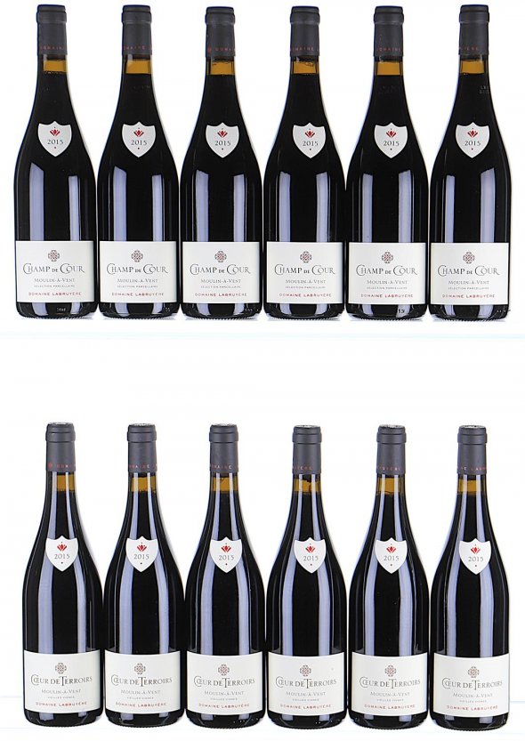 Mixed Lot of Champ de Cour and Coeur Terroirs VV from Domaine Labruyere, Moulin-a-Vent