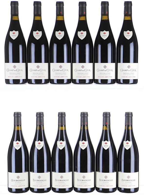 Mixed Lot of Champ de Cour and Gamay VV from Domaine Labruyere