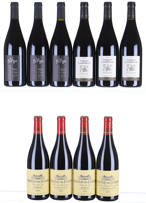 2015/2018 Mixed Lot of Cru du Beaujolais Moulin-a-vent and Chiroubles