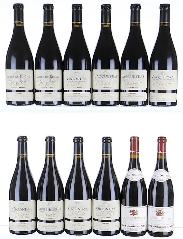 2003/2006 Mixed Lot of Tardieu-Laurent and Paul Jaboulet Aine