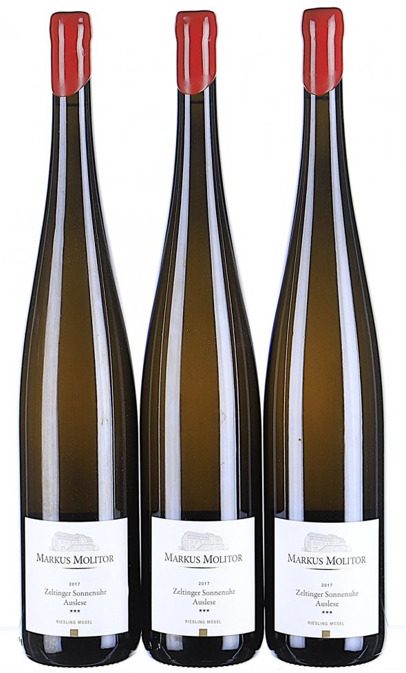Markus Molitor, Zeltinger Sonnenuhr Riesling Auslese 3* Goldkapsel, Mosel (Magnums) - In Bond