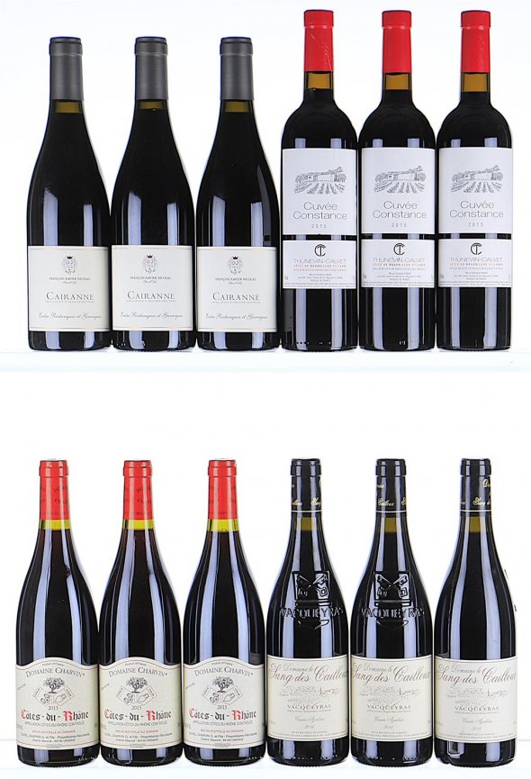 2015/2016 Mixed Rhone and Cotes du Roussillon-Villages