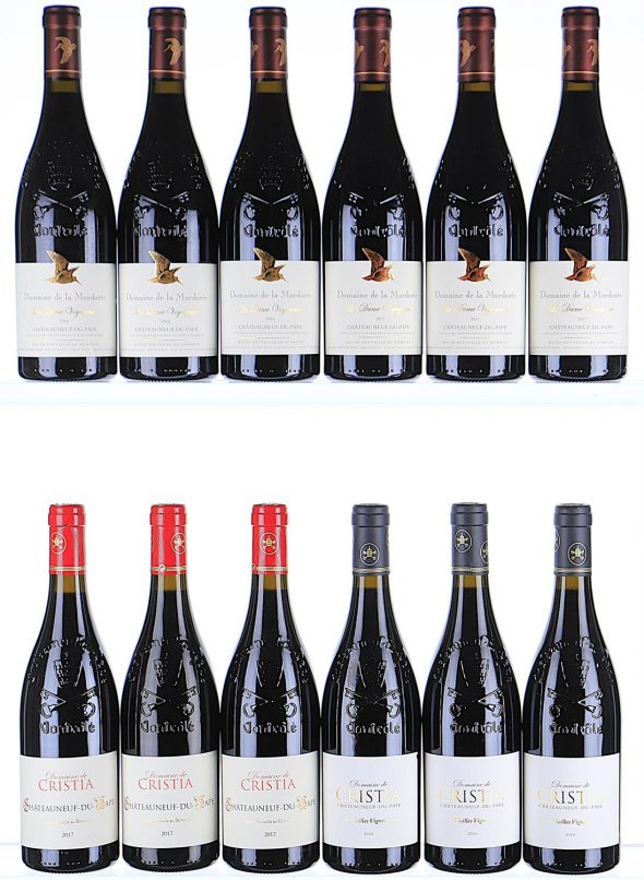 2016/2017 Mixed Lot of Domaine de la Mordoree and Domaine de Cristia CNDP