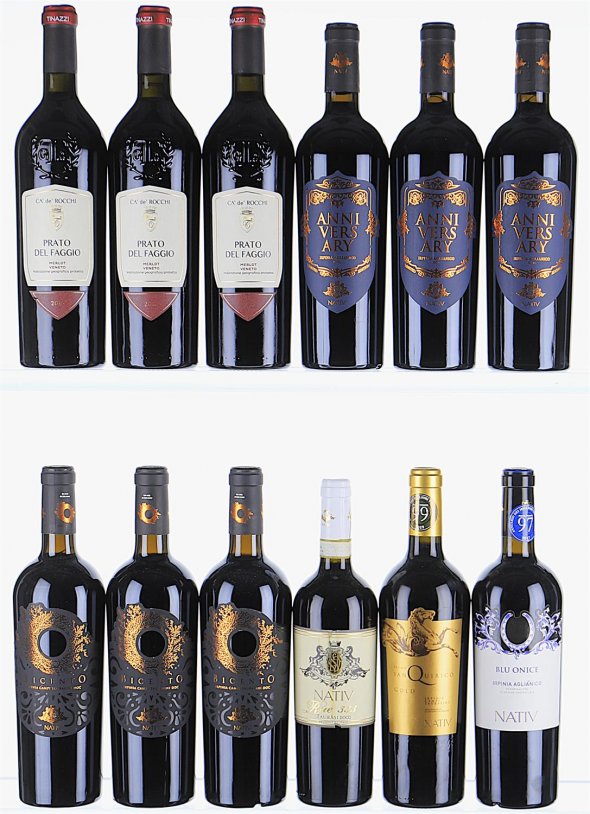 2012/2019 Mostly from Nativ, 3 bottles from Tinazzi