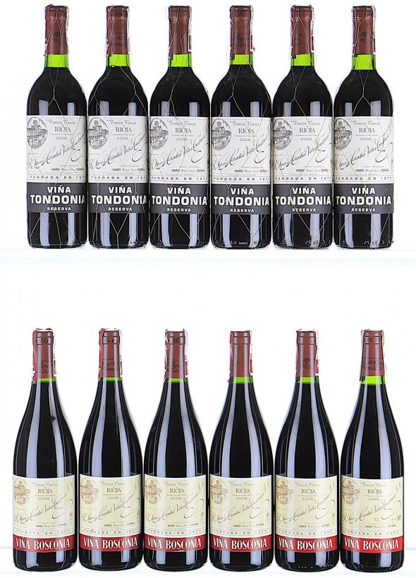 2005/2006 Mixed Lot of R. Lopez de Heredia, Rioja