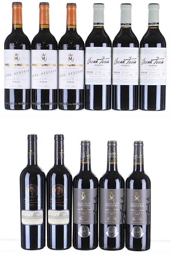 2011/2015 Rioja, Reserva and Gran Reserva Reds