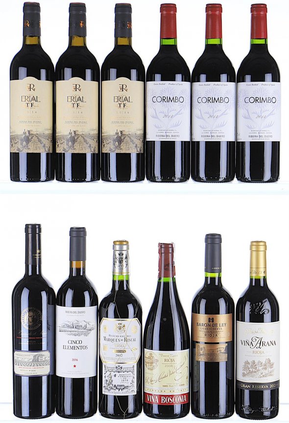 2006/2016 Mixed Lot from Rioja and Ribera