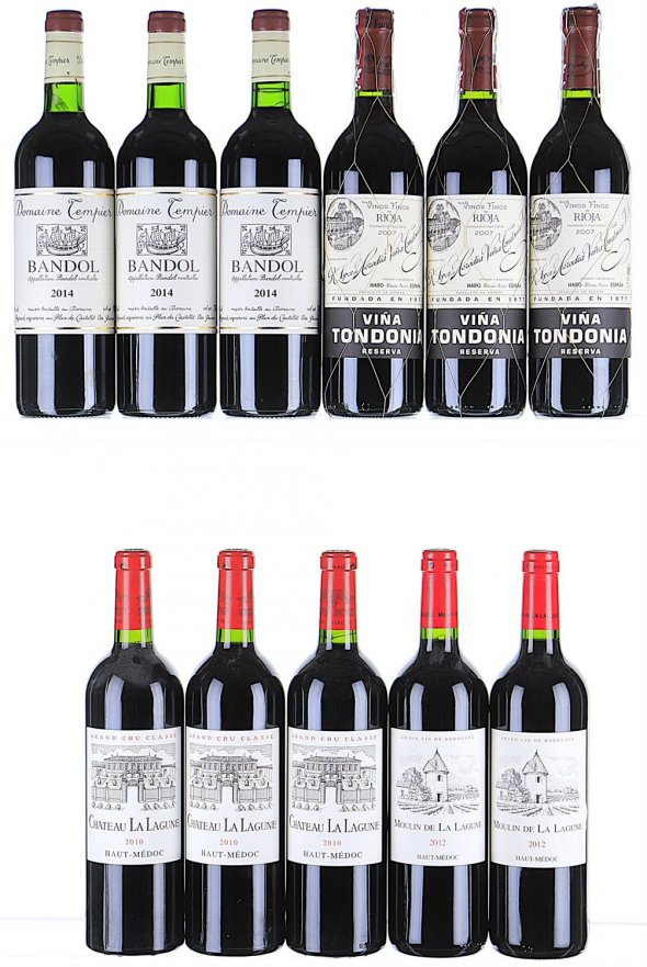 2007/2014 Red Bordeaux, Bandol and Rioja - 3 Great Estates