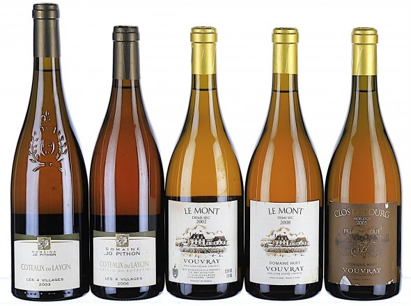 2002/2008 Mixed Lot of Off-Dry to Sweet Loire Wines