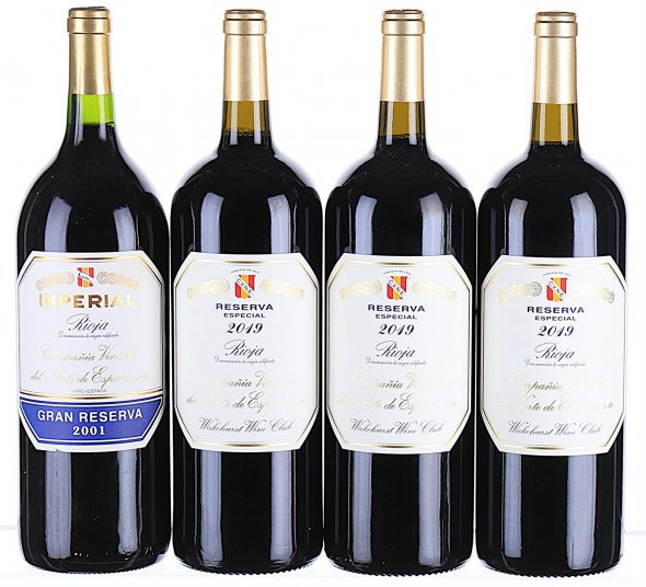2001/2019 CVNE, Imperial Gran Reserva and Reserva Especial Rioja (Magnums)