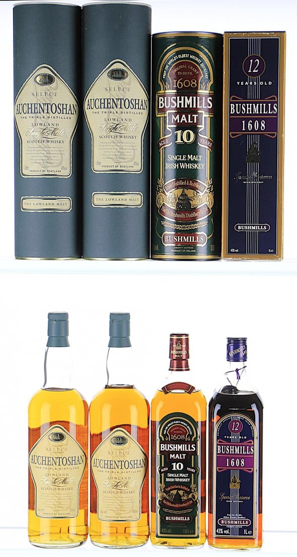 A Mixed Lot of Smooth and Triple Distilled Whisky - 1990s Bottling (Litres)