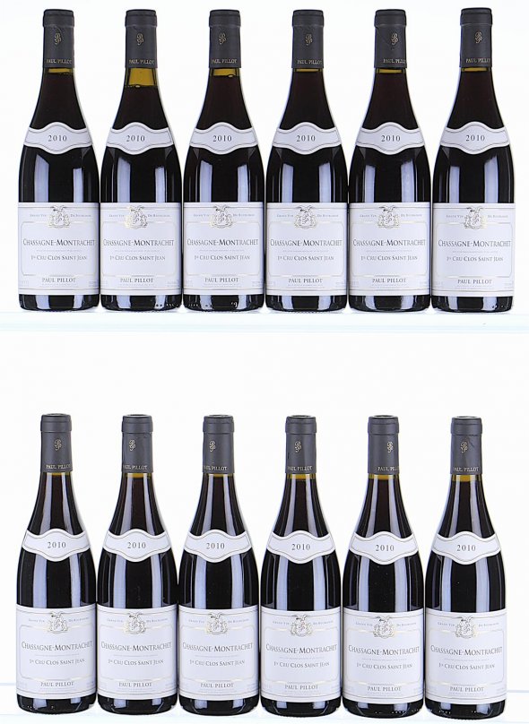 Domaine Paul Pillot, Chassagne-Montrachet Premier Cru, Clos Saint-Jean Rouge - In Bond