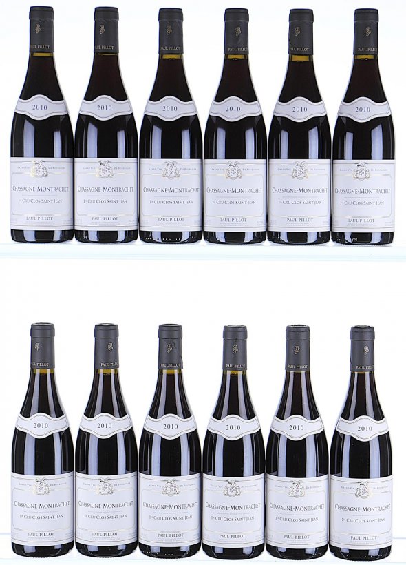 Domaine Paul Pillot, Chassagne-Montrachet Premier Cru, Clos Saint-Jean Rouge - In Bond