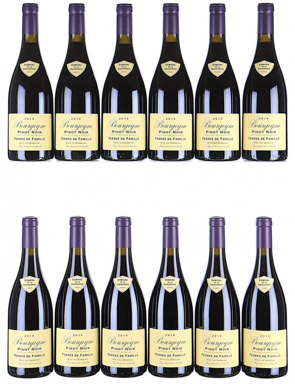 Domaine de la Vougeraie, Bourgogne, Terres de Famille Pinot Noir - In Bond